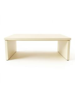 Flint Field Desktop Monitor Riser - Cream (synthetic illustration; no displayed measurements)