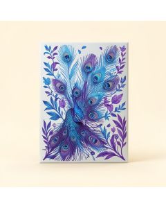 Elledge Peacock Window Decal (synthetic illustration; no displayed measurements)