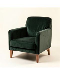 Burnett 37 '' Wide Velvet Armchair (synthetic illustration; no displayed measurements)