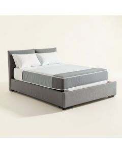 Twin Size Platform Bed With Adjustable Trundle (synthetic illustration; no displayed measurements)