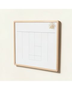 Winter Monthly Magnetic Calendar Board (synthetic illustration; no displayed measurements)