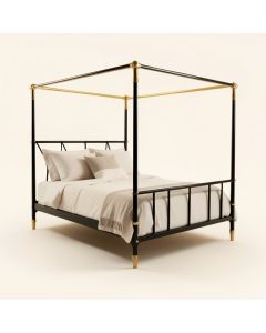 Besarta Queen Four Poster Bed (synthetic illustration; no displayed measurements)