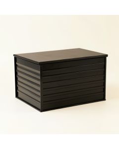 Heath Dale Closed Outdoor Storage Box - Black (synthetic illustration; no displayed measurements)
