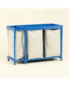 Glen Crest Laundry Sorting Station With Plain Removable Bags - Blue (synthetic illustration; no displayed measurements)