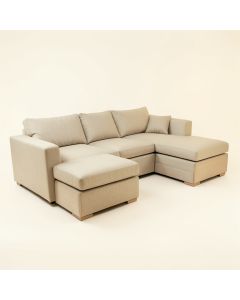 Liguria 146.5 '' Wide Reversible Modular Sofa & Chaise (synthetic illustration; no displayed measurements)