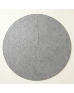 Vale Bluff Round Area Rug - Gray (synthetic illustration; no displayed measurements)