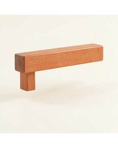 Maple Bridge Cabinet Handle Without Packaging - Terracotta (synthetic illustration; no displayed measurements)