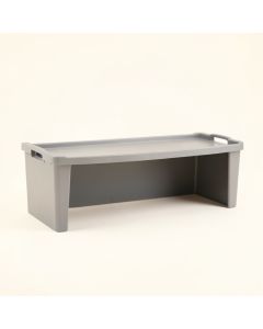 Field Brook Narrow Outdoor Storage Bench - Gray (synthetic illustration; no displayed measurements)