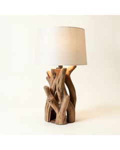 Weldon Faux Driftwood 32 '' Table Lamp (synthetic illustration; no displayed measurements)
