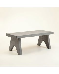 Dune Bridge Indoor Bench - Gray (synthetic illustration; no displayed measurements)