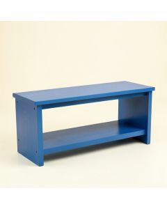 Reed Bend Indoor Bench - Blue (synthetic illustration; no displayed measurements)