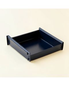 Brook Crest Empty Under-Desk Cable Tray - Navy (synthetic illustration; no displayed measurements)