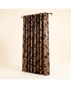 Abiba Bamboo Floral Sheer Single Curtain Panel (synthetic illustration; no displayed measurements)