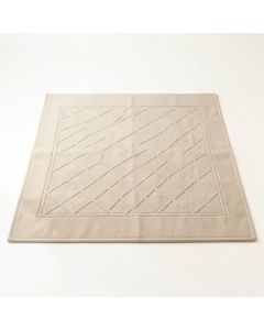 Vale Arc Rectangular Outdoor Rug - Beige (synthetic illustration; no displayed measurements)