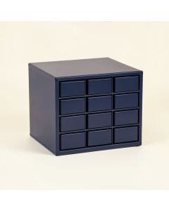 Holly Edge Small-Parts Storage Drawer Cabinet - Navy (synthetic illustration; no displayed measurements)