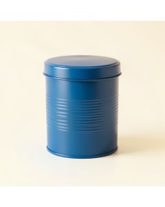 Stone Arc Storage Canister With Lid - Blue (synthetic illustration; no displayed measurements)