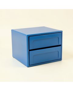 Meadow Dale Small-Parts Storage Drawer Cabinet - Blue (synthetic illustration; no displayed measurements)
