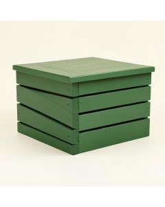 Slate Bend Closed Outdoor Storage Box - Green (synthetic illustration; no displayed measurements)