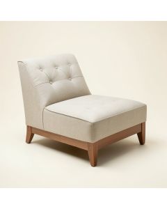 Carlin Tufted Armless Chaise Lounge (synthetic illustration; no displayed measurements)