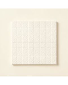 Bay Bridge Uninstalled Square Decorative Tile - White (synthetic illustration; no displayed measurements)
