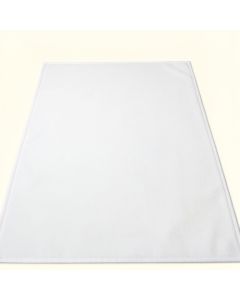 Heath Arc Rectangular Outdoor Rug - White (synthetic illustration; no displayed measurements)