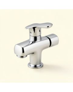 Single Hole Bathroom Faucet With Drain Assembly (synthetic illustration; no displayed measurements)