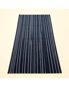 Elm Branch Rectangular Area Rug - Navy (synthetic illustration; no displayed measurements)