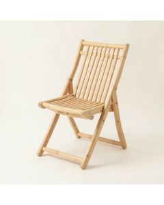 Harbor Bluff Folding Outdoor Chair - Beige (synthetic illustration; no displayed measurements)