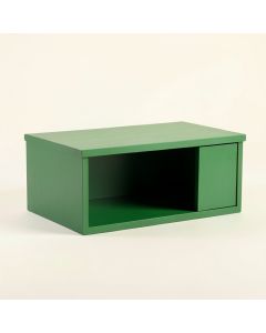 Cedar Edge Shoe Storage Bench - Green (synthetic illustration; no displayed measurements)