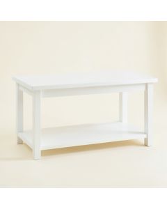 Wren Bridge Empty Workshop Workbench - White (synthetic illustration; no displayed measurements)