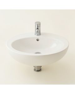 Vitreous China Oval Undermount Bathroom Sink With Overflow (synthetic illustration; no displayed measurements)