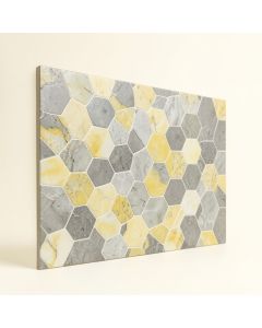 Marble Honeycomb Mosaic Wall & Floor Tile (synthetic illustration; no displayed measurements)