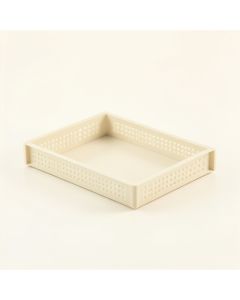 Wren Brook Empty Under-Desk Cable Tray - Ivory (synthetic illustration; no displayed measurements)