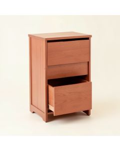 Fern Bridge Freestanding Pull-Out Hamper Cabinet - Terracotta (synthetic illustration; no displayed measurements)
