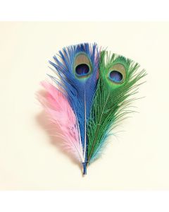 Eye Natural Peacock Tails Feathers (synthetic illustration; no displayed measurements)