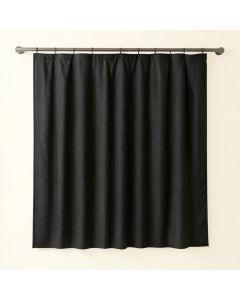 Heath Arc Shower Curtain Hanging Flat From A Plain Rod (synthetic illustration; no displayed measurements)