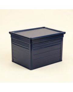 Cliff Brook Closed Outdoor Storage Box - Navy (synthetic illustration; no displayed measurements)