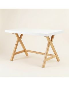 Summit Brook Empty Workshop Workbench - White (synthetic illustration; no displayed measurements)