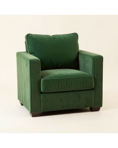 Shore Brook Upholstered Armchair - Green (synthetic illustration; no displayed measurements)