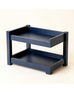 Harbor Bluff Empty Countertop Canister Rack - Navy (synthetic illustration; no displayed measurements)