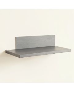 Stone Bluff Wall-Mounted Shelf - Gray (synthetic illustration; no displayed measurements)