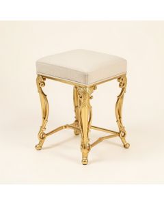Culebra Scrollwork Iron Vanity Stool (synthetic illustration; no displayed measurements)