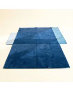 Cedar Crest Rectangular Area Rug - Blue (synthetic illustration; no displayed measurements)