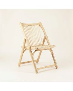 Cliff Brook Folding Outdoor Chair - Ivory (synthetic illustration; no displayed measurements)