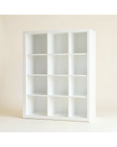 Hazel Canyon Freestanding Bookcase - White (synthetic illustration; no displayed measurements)