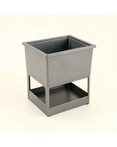 Alder Bridge Empty Raised Planter - Gray (synthetic illustration; no displayed measurements)
