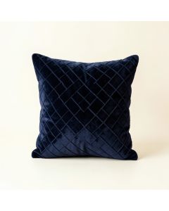 Laurel Crest Filled Accent Pillow - Navy (synthetic illustration; no displayed measurements)