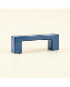 Fern Branch Cabinet Handle Without Packaging - Blue (synthetic illustration; no displayed measurements)