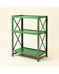 Dawn Bend Empty Seed-Starting Shelving Unit Without Lights - Green (synthetic illustration; no displayed measurements)