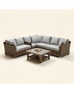4-Piece Patio Conversation Sets (synthetic illustration; no displayed measurements)